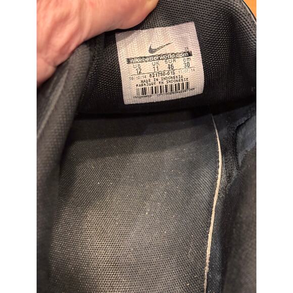 Nike shox turbo 14 men’s black and gray. Rare, size 12 style 631760-015. - Picture 8 of 9